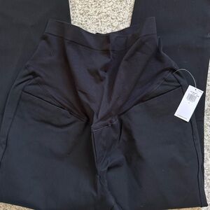 Black Pixie Full Panel Work Pants